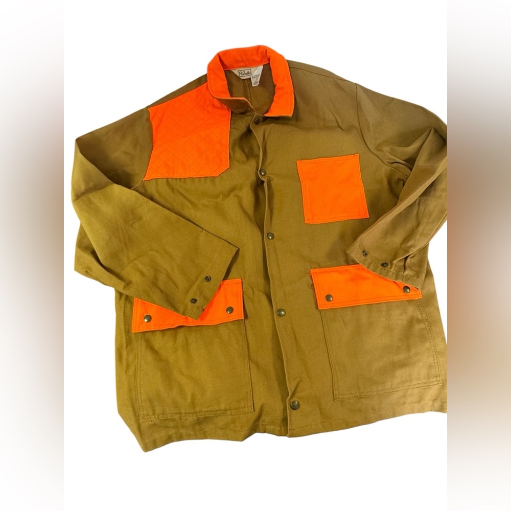 Walls Brown and Orange Military Field Jacket